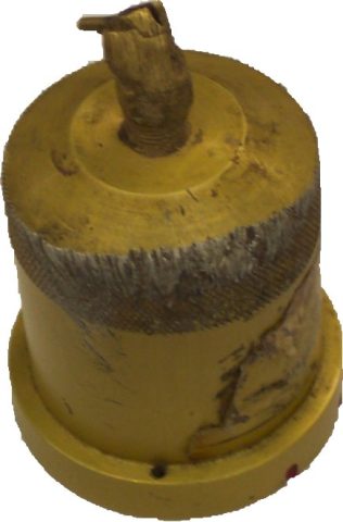 Damaged gascolator