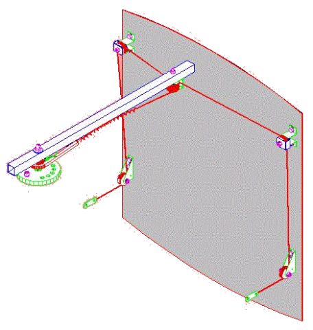 Rudder trim drawing